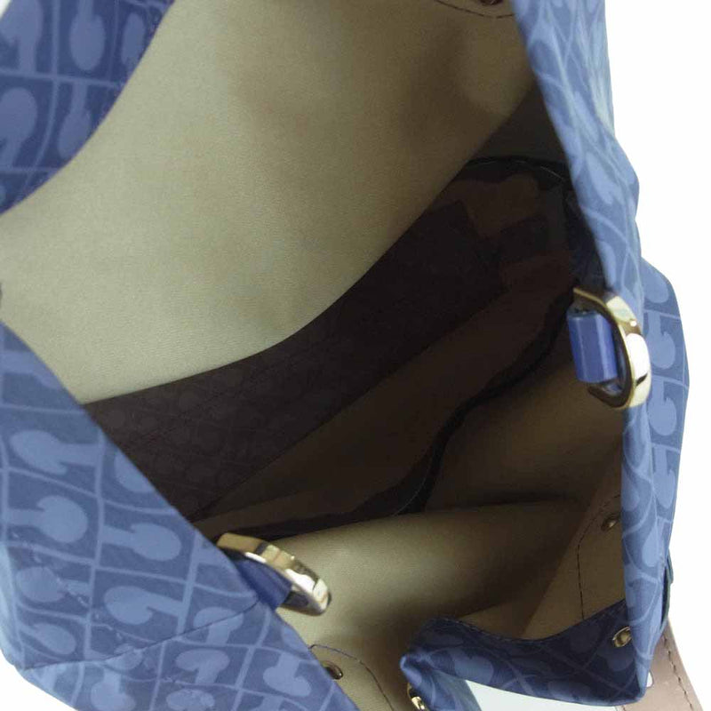 美品✨ゲラルディーニ PVC ソフティ トートバッグ ダブルポケット ポーチ付 GHERARDINI ゲラルディーニ トートバッグ レディース SOFTY