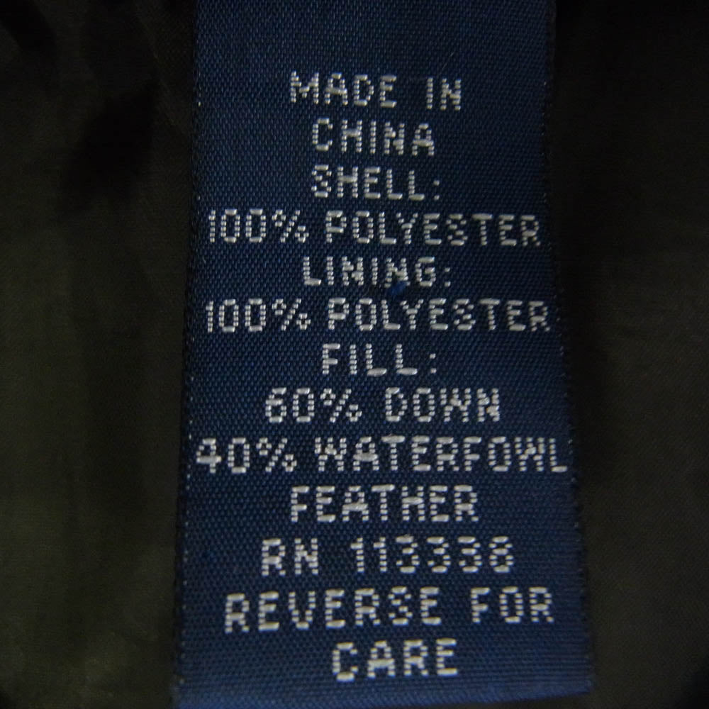 RALPH LAUREN ラルフローレン 323057003 ダウン ジャケット ロゴ刺繍 フード 着脱 XL【中古】