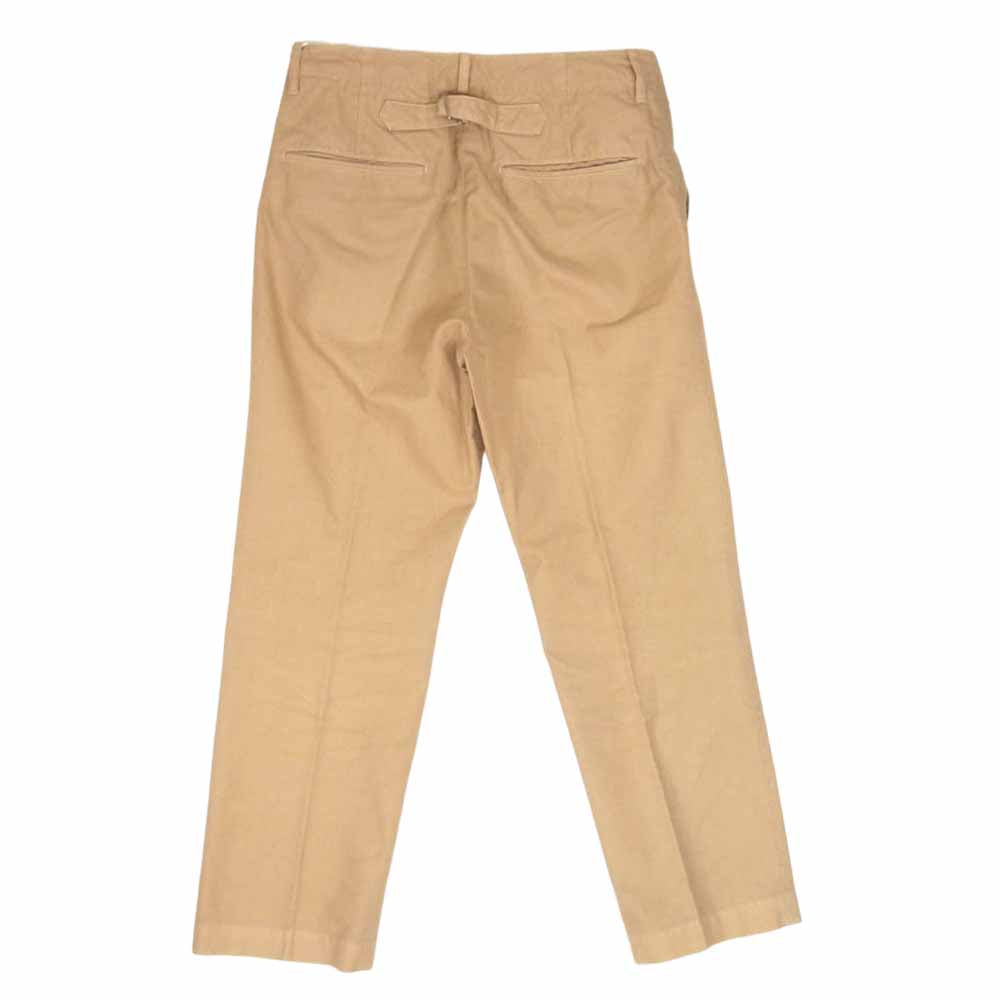 VISVIM ビズビム 22SS 0122105008003 CHINO PANTS HW TAPER BEIGE TAPER PEERLESS刻印 メタル釦 シンチバック チノパンツ ベージュ系 2【美品】【中古】