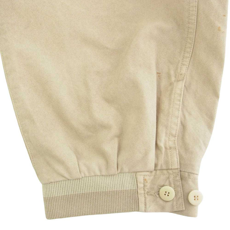 VISVIM ビズビム 0124105008009 CARROL CHINO PANTS DMGD チノ 裾リブ レーシングパンツ ベージュ系 1【美品】【中古】