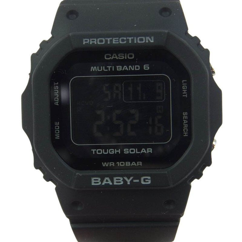 CASIO G-SHOCK カシオ ジーショック BGD-5650-1CJF BGD-5650 Series BABY-G スクエア 10気圧防水 電波ソーラーウオッチ ブラック系【極上美品】【中古】