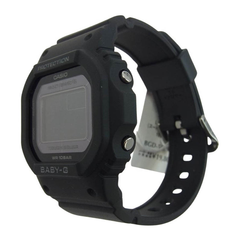 CASIO G-SHOCK カシオ ジーショック BGD-5650-1CJF BGD-5650 Series BABY-G スクエア 10気圧防水 電波ソーラーウオッチ ブラック系【極上美品】【中古】