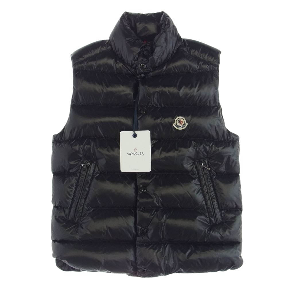 MONCLER モンクレール I20911A00096-68950 TIBB GILET ダウン ベスト ブラック系 1【極上美品】【中古】