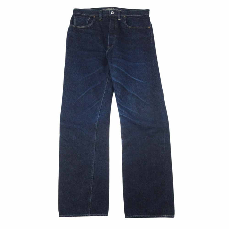 TCB jeans ティージービージーンズ S40s Jeans 大戦モデル 月桂樹 ボタンフライ セルビッジ 赤耳 デニムパンツ インディゴブルー系 W36【中古】