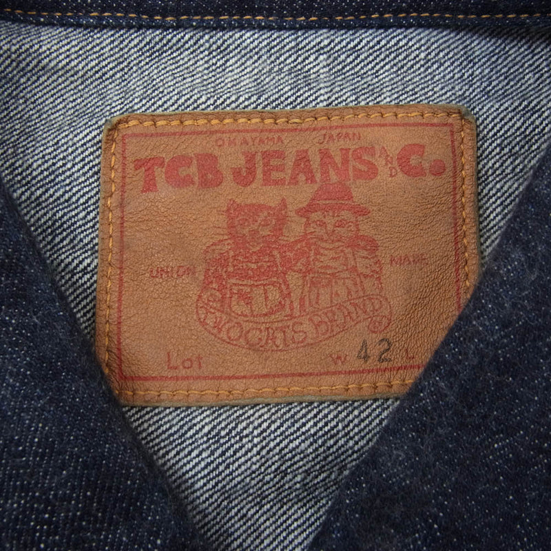 TCB jeans ティージービージーンズ 30s Jacket 1st ファーストモデル Tバック デニムジャケット インディゴブルー系 42【中古】