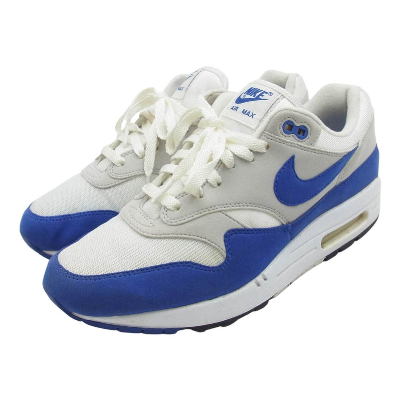 NIKE ナイキ 908375-101 Air Max 1 Anniversay Royal エアマックス1 アニバーサリー ロイヤル ローカット スニーカー ブルー系 27cm【中古】