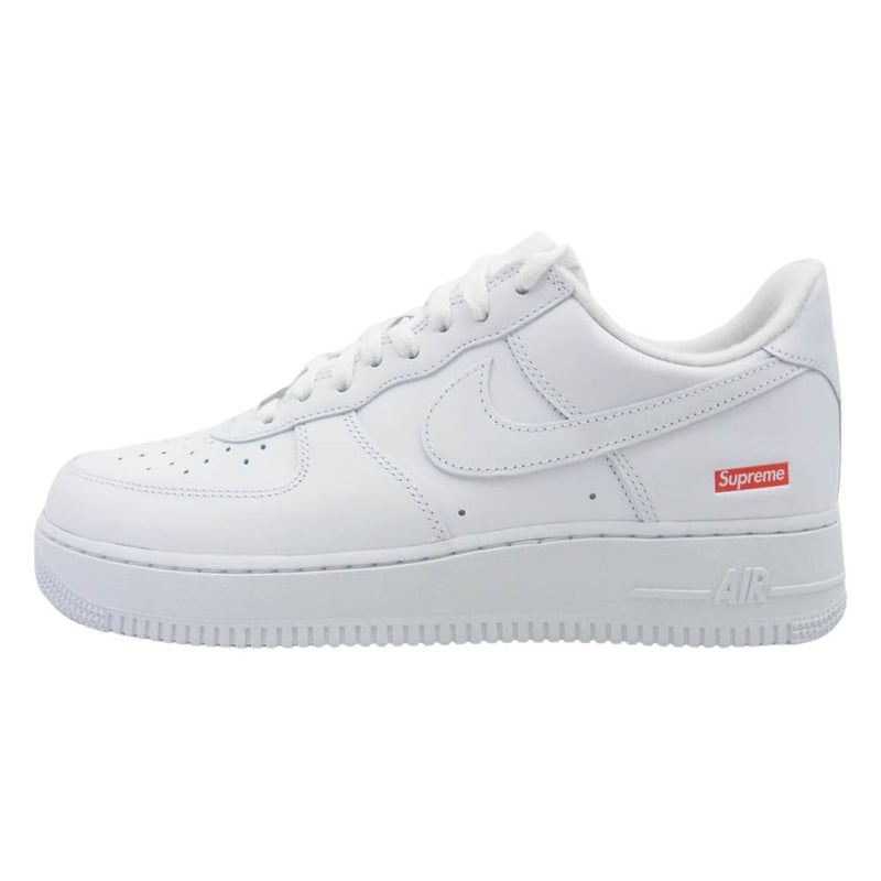 Supreme シュプリーム CU9225-100 × Nike Air Force 1 Low ナイキ エアフォース1 ロー  スニーカー ホワイト系 27cm【新古品】【未使用】【中古】