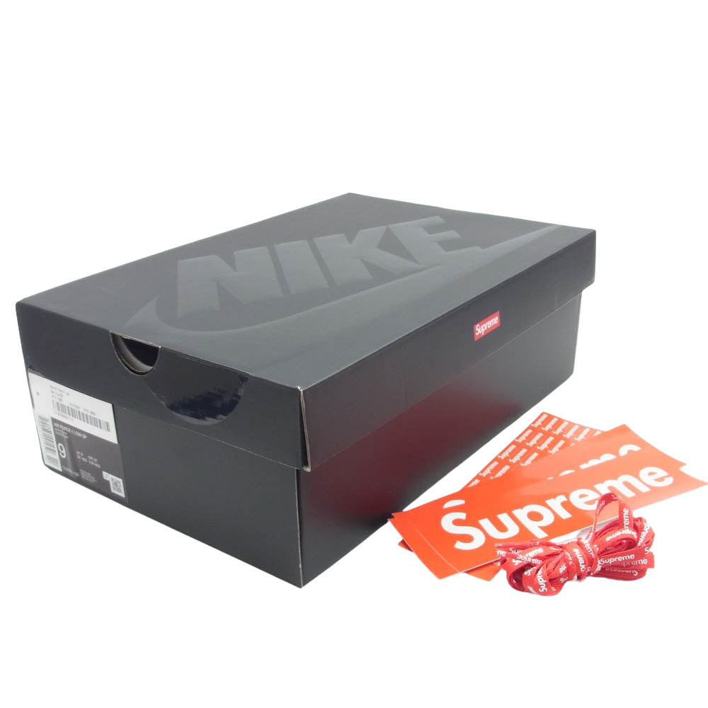 Supreme シュプリーム CU9225-100 × Nike Air Force 1 Low ナイキ エアフォース1 ロー  スニーカー ホワイト系 27cm【新古品】【未使用】【中古】