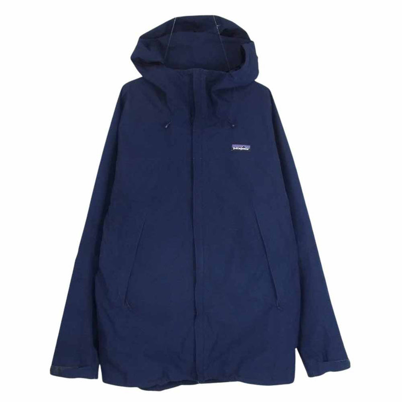 patagonia パタゴニア 18AW 29400 Departer Jacket GORE-TEX デパーター ゴアテックス ナイロン ジップアップ ジャケット ネイビー系 M【中古】