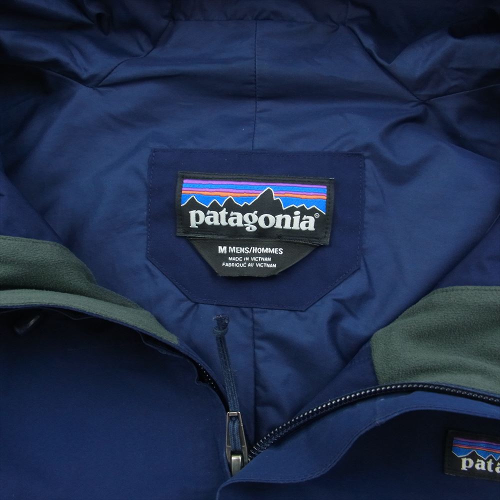 patagonia パタゴニア 18AW 29400 Departer Jacket GORE-TEX デパーター ゴアテックス ナイロン ジップアップ ジャケット ネイビー系 M【中古】