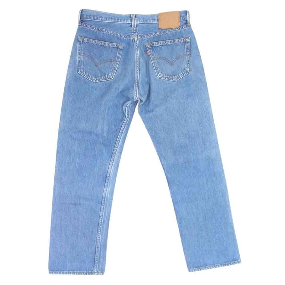 Levi's リーバイス USA製 W34 ボタン裏524 501 ボタンフライ デニム パンツ インディゴブルー系 34【中古】