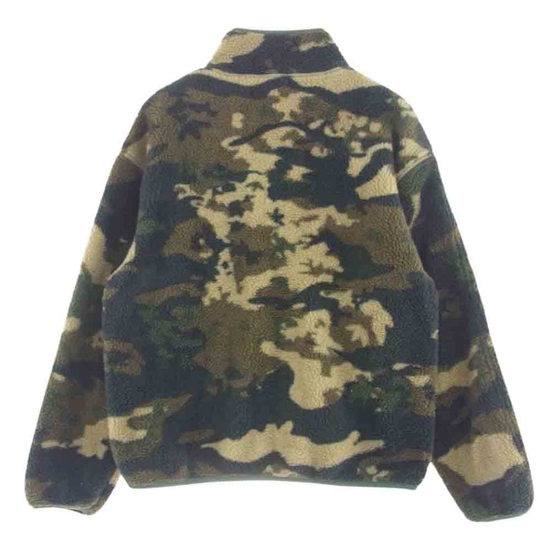 adidas アディダス IP0279 M CAMO FLEECE JKT カモ柄 迷彩 リバーシブル フリース ジップアップ ジャケット マルチカラー系 グリーン系 ASIA /D【中古】