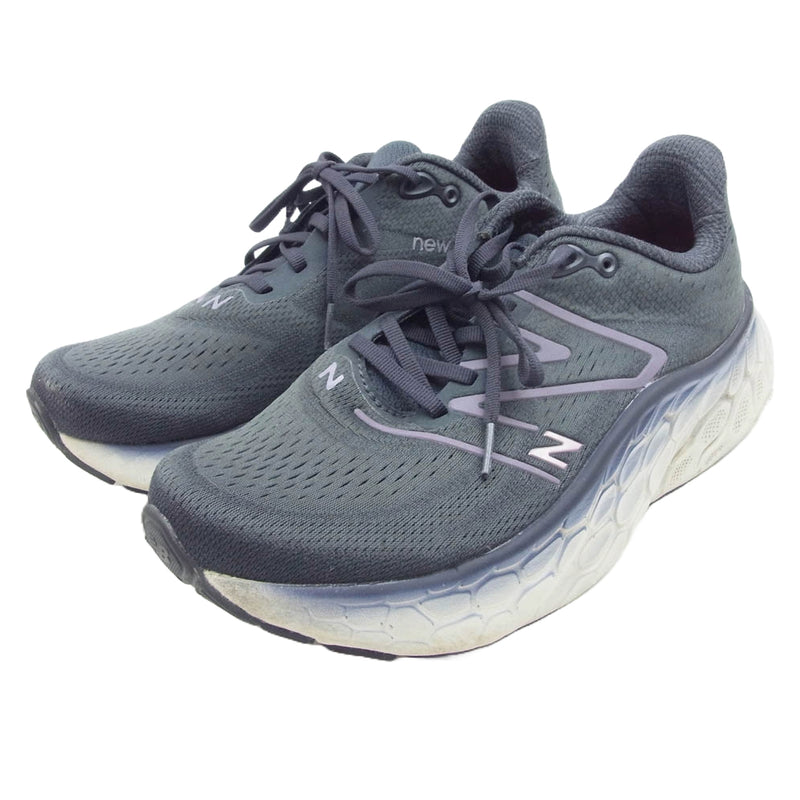 NEW BALANCE ニューバランス MMORCI4 Fresh Foam X More v4 CI4 ランニングシューズ スニーカー ダークグレー系 27.5cm【中古】