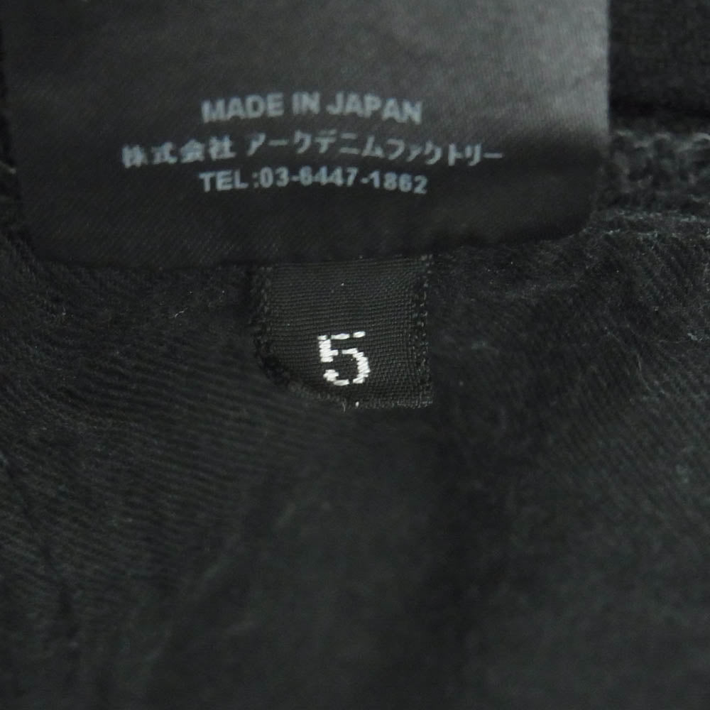 MINEDENIM マインデニム FPK107NUD-93-282-9 S.Slim STR 5ポケット スキニー デニム パンツ ブラック系 5【中古】