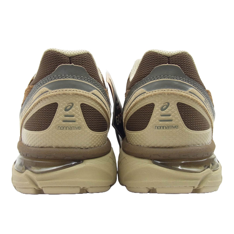 nonnative ノンネイティブ NN-F4553 asics GEL-TERRAIN GTX アシックス ゴアテックス スニーカー ブラウン系 25.5cm【新古品】【未使用】【中古】