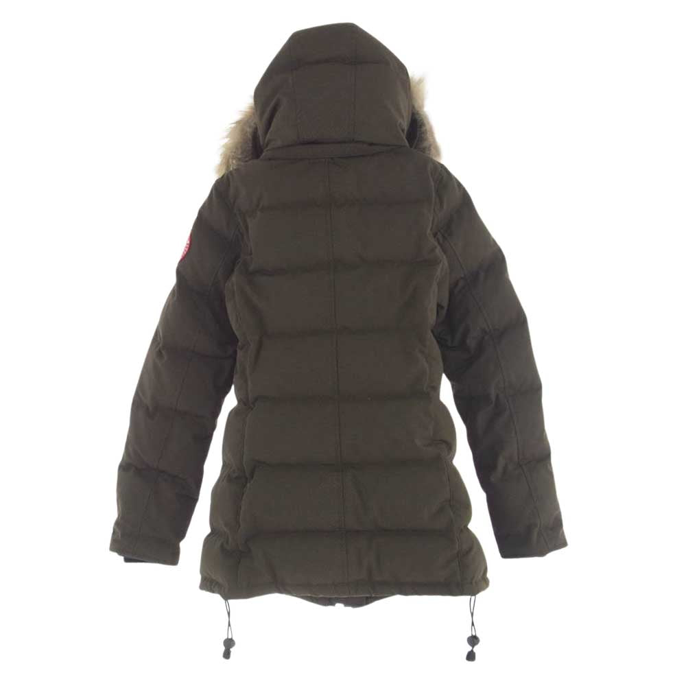 CANADA GOOSE カナダグース 2301JL R 国内正規品 グリフィン BELLEVILLE ベルビル パーカ ダウン ジャケット カーキ系 S【中古】