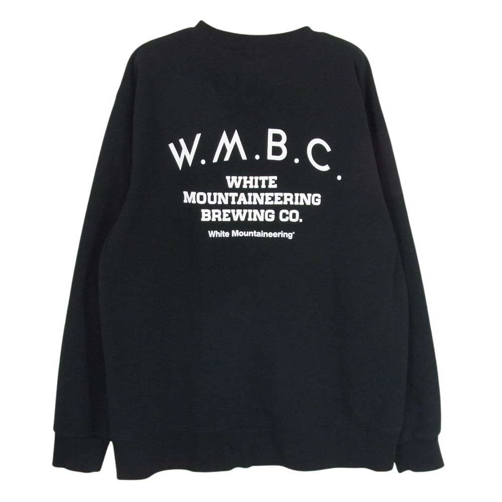 WHITE MOUNTAINEERING ホワイトマウンテニアリング 23SS BC2371504 ”BEER” SWEAT PULLOVER ビアー スウェット プルオーバー ブラック系 3【中古】