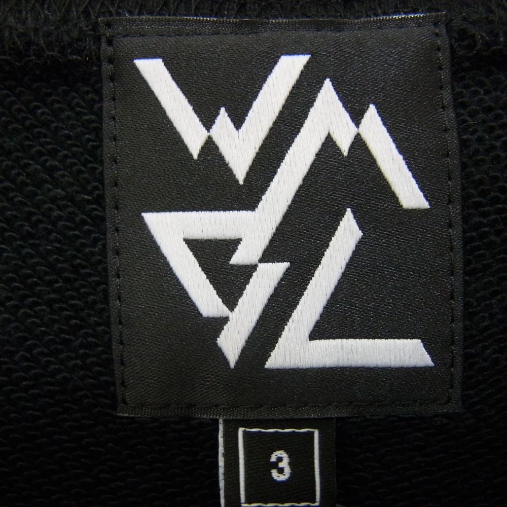 WHITE MOUNTAINEERING ホワイトマウンテニアリング 23SS BC2371504 ”BEER” SWEAT PULLOVER ビアー スウェット プルオーバー ブラック系 3【中古】