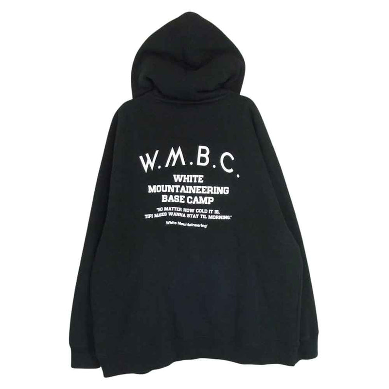 WHITE MOUNTAINEERING ホワイトマウンテニアリング 22AW BC2273501 TIPI HOODIE ティピフーディ― パーカー ブラック系 2【中古】