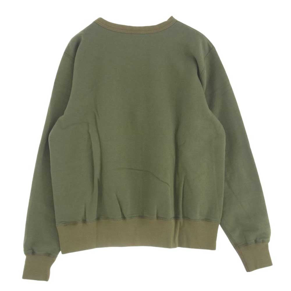 Buzz Rickson's バズリクソンズ BR69290 AIRMENS MOSQUITO CLUB セットインスリーブ スウェット グリーン系 L【新古品】【未使用】【中古】