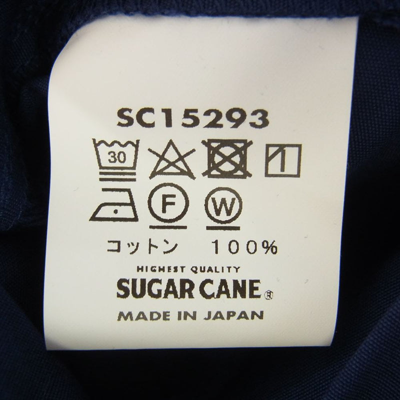 SUGAR CANE シュガーケーン SC15293 COTTON SPORTS JACKET コットン スポーツ ジャケット ドッグイヤー ジャケット スイングトップ ブルー系 38【新古品】【未使用】【中古】