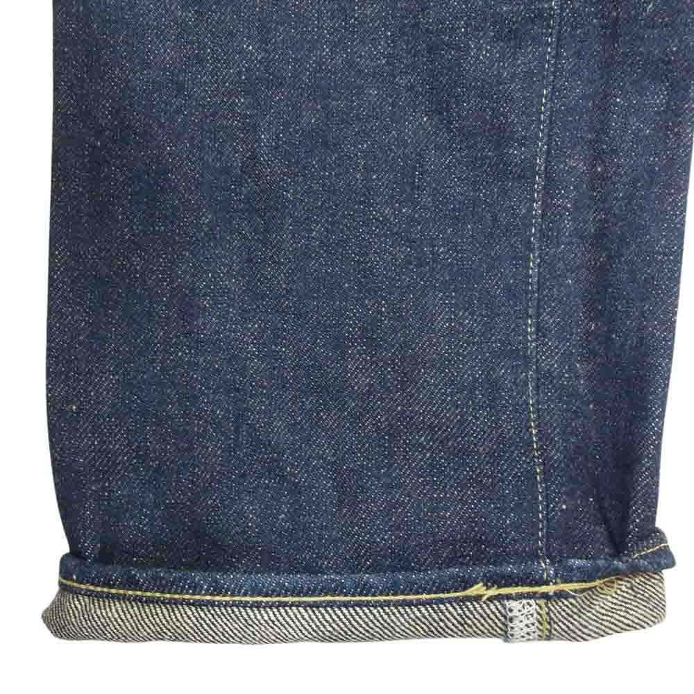 ONI DENIM 鬼デニム ONI-266ZR-ECRU 20oz 緯糸 エクリュ シークレット リラックス ストレート デニム パンツ W32 インディゴブルー系【極上美品】【中古】