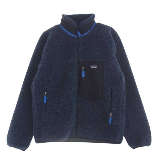 patagonia パタゴニア 19AW 23056FA19 CLASSIC RETRO X JACKET クラシックレトロX ボアジャケット フリースジャケット ネイビー系 M【中古】
