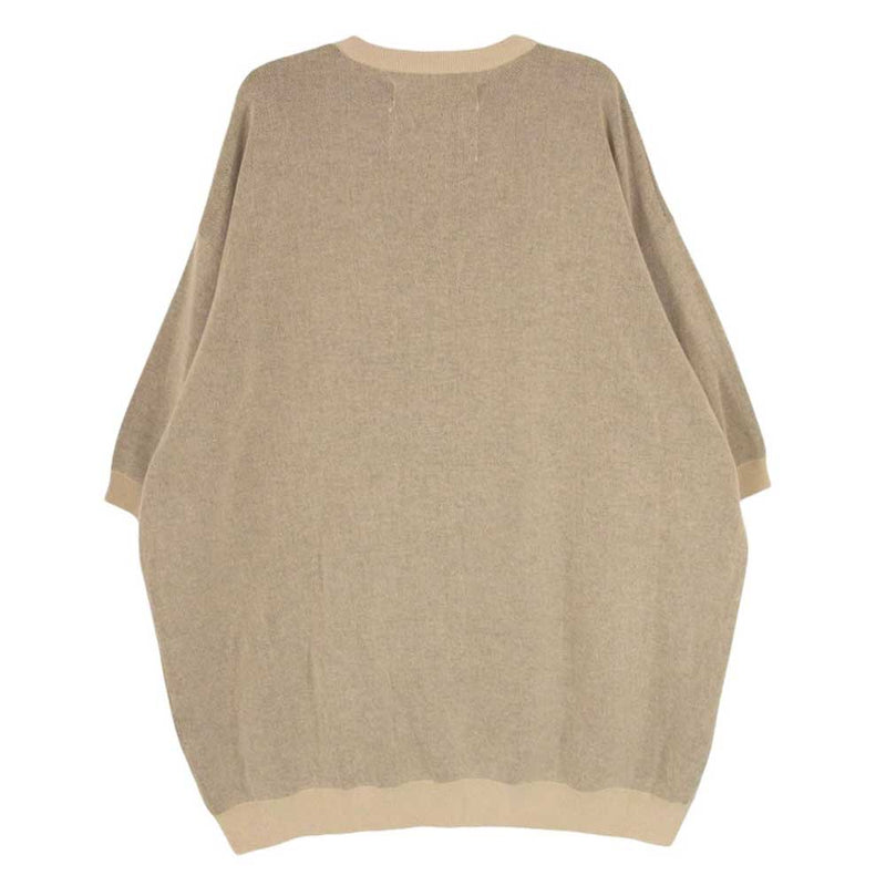 ダイリク 24SS K-8 Smiling Girl Pullover Knit プルオーバー 半袖 ニット ブラウン系 F【極上美品】【中古】