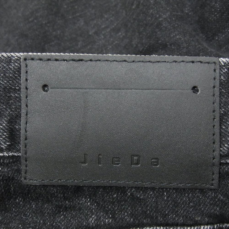 Jieda ジエダ Jie-STD-PT22 USED BAGGY DENIM ユーズド バギー デニム パンツ ブラック系 2【極上美品】【中古】