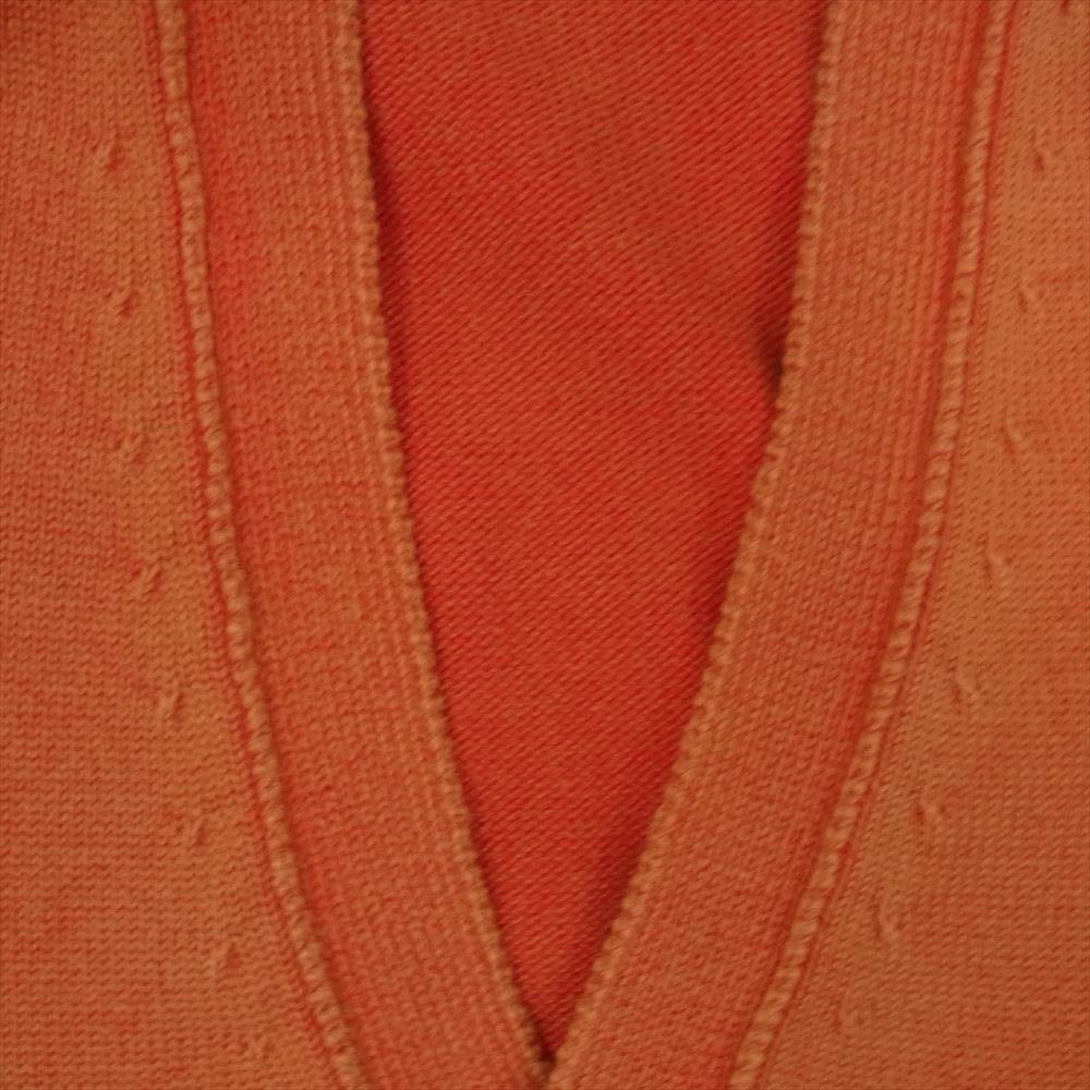 UNUSED アンユーズド US2437-C003S2 COTTON KNIT CARDIGAN コットン ニット カーディガン オレンジ系 2【美品】【中古】