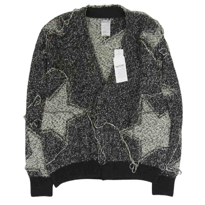 ファッチーズ 24SS F24S07001 TWINKLE STAR KNIT CD トゥインクル スター ニット カーディガン チャコール系 1【極上美品】【中古】