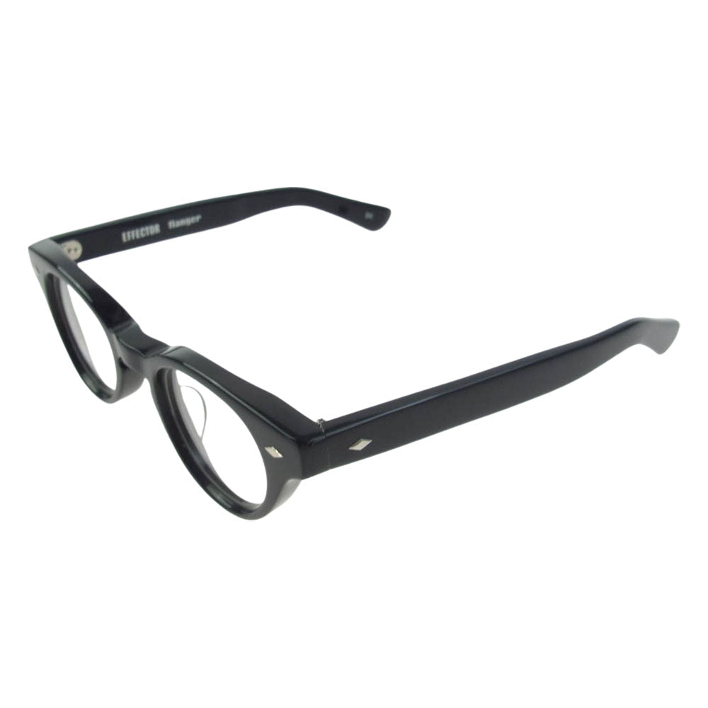 EFFECTOR エフェクター flanger フランジャー 眼鏡 アイウェア ブラック系【新古品】【未使用】【中古】
