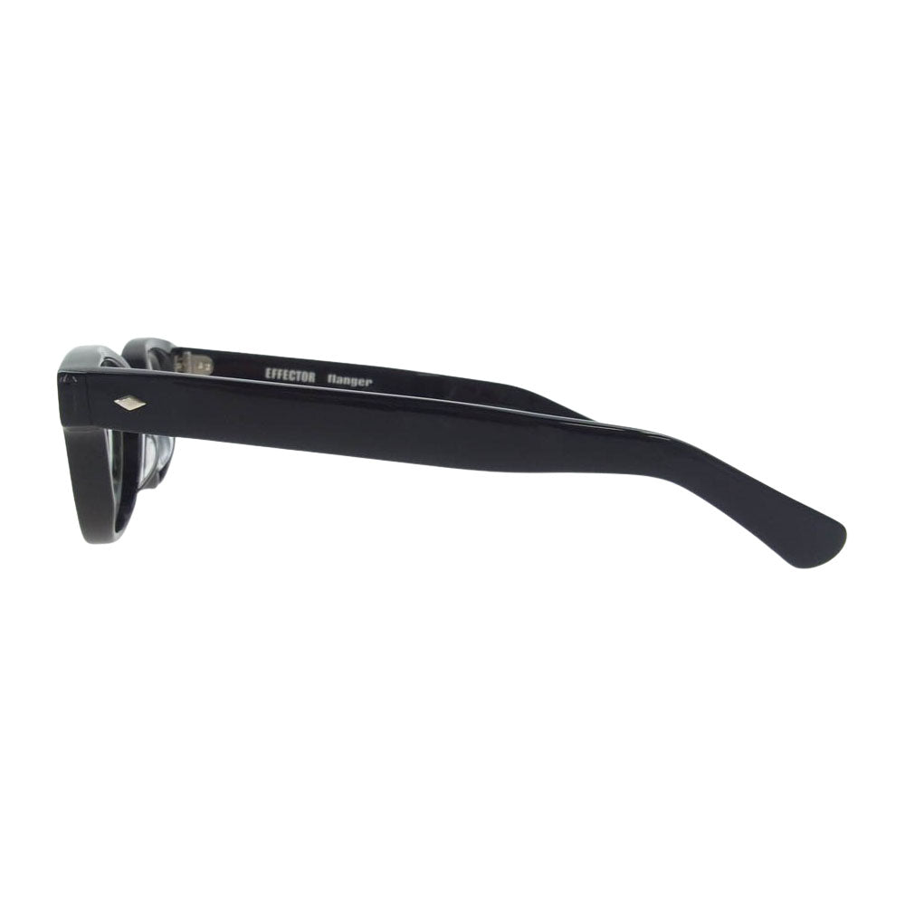 EFFECTOR エフェクター flanger フランジャー 眼鏡 アイウェア ブラック系【新古品】【未使用】【中古】