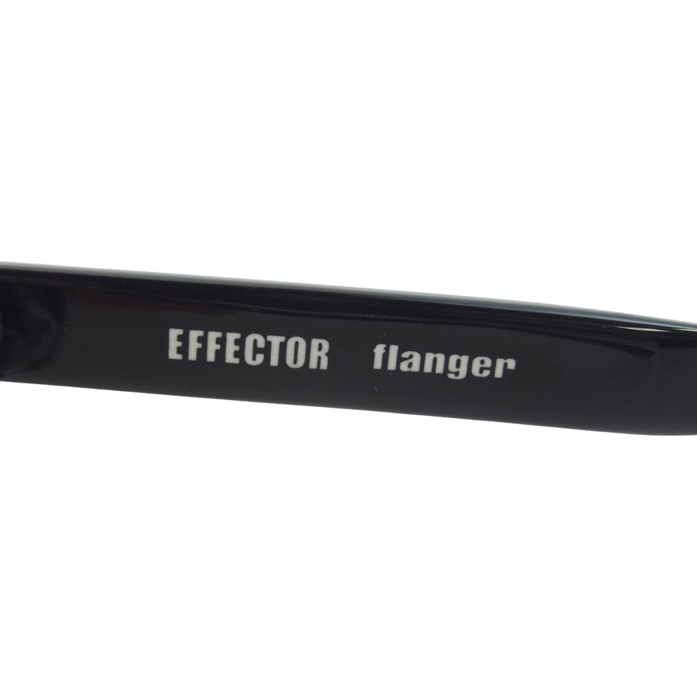EFFECTOR エフェクター flanger フランジャー 眼鏡 アイウェア ブラック系【新古品】【未使用】【中古】