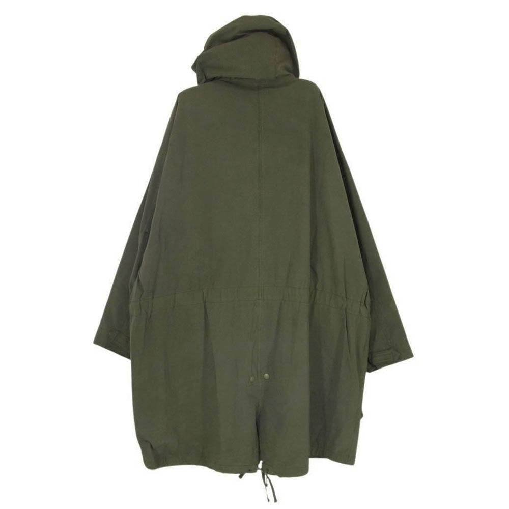 PORTER CLASSIC ポータークラシック PC-015-1591-52-03 SUPER NYLON STRETCH COAT OLIVE スーパー ナイロン ストレッチ ミリタリー コート カーキ系 S【極上美品】【中古】