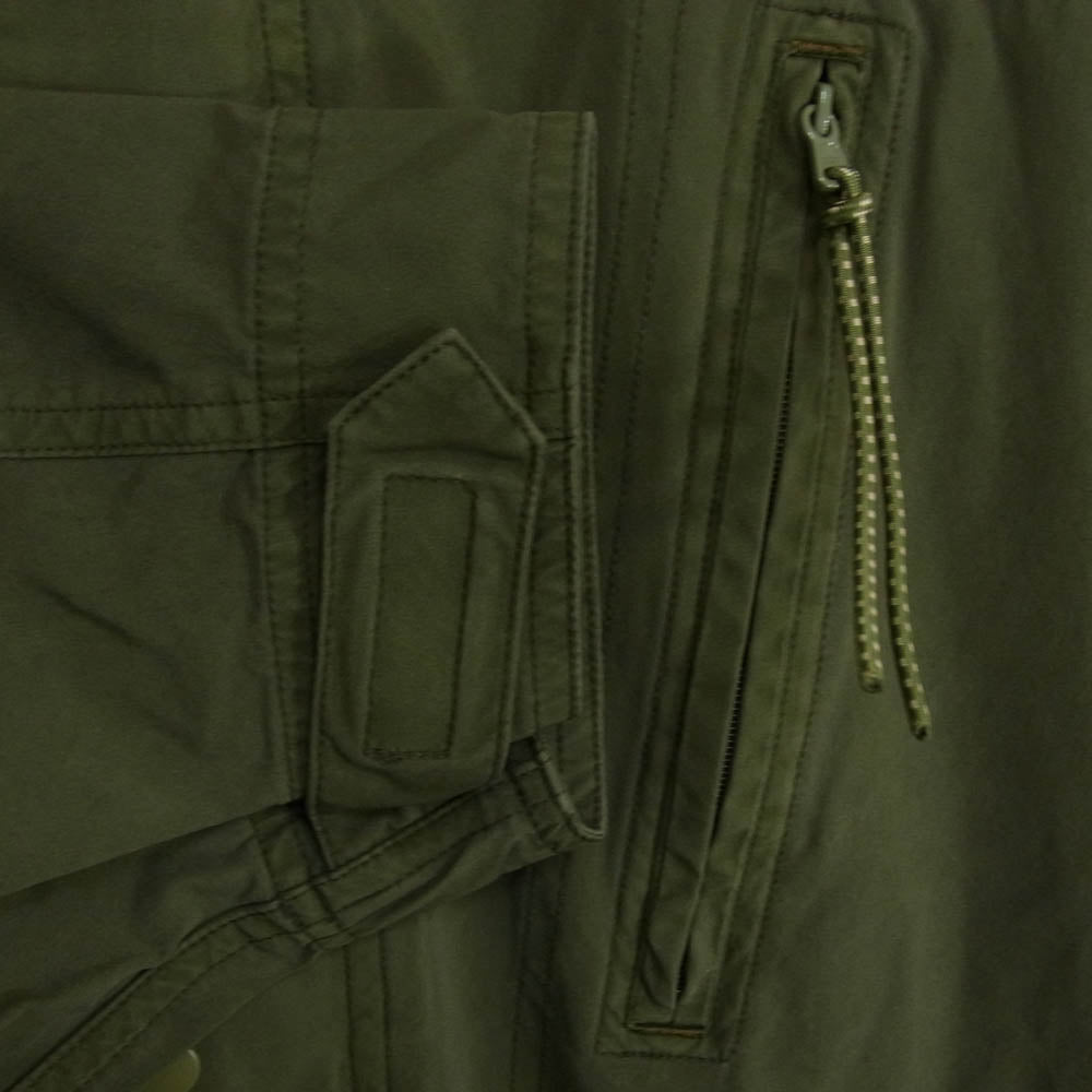 PORTER CLASSIC ポータークラシック PC-015-1591-52-03 SUPER NYLON STRETCH COAT OLIVE スーパー ナイロン ストレッチ ミリタリー コート カーキ系 S【極上美品】【中古】
