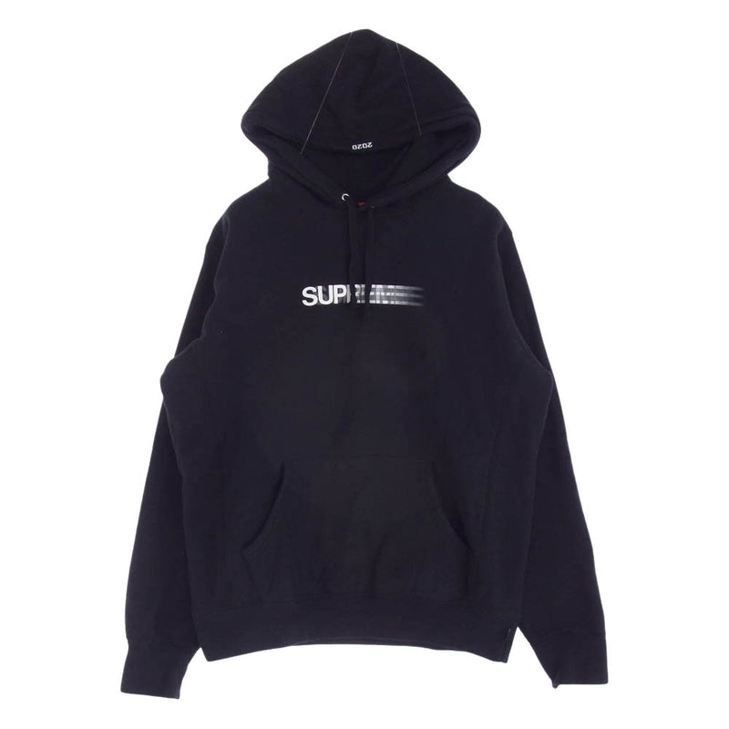 Supreme シュプリーム 20SS Motion Logo Hooded Sweat モーションロゴ プルオーバー パーカー ブラック系 S【中古】