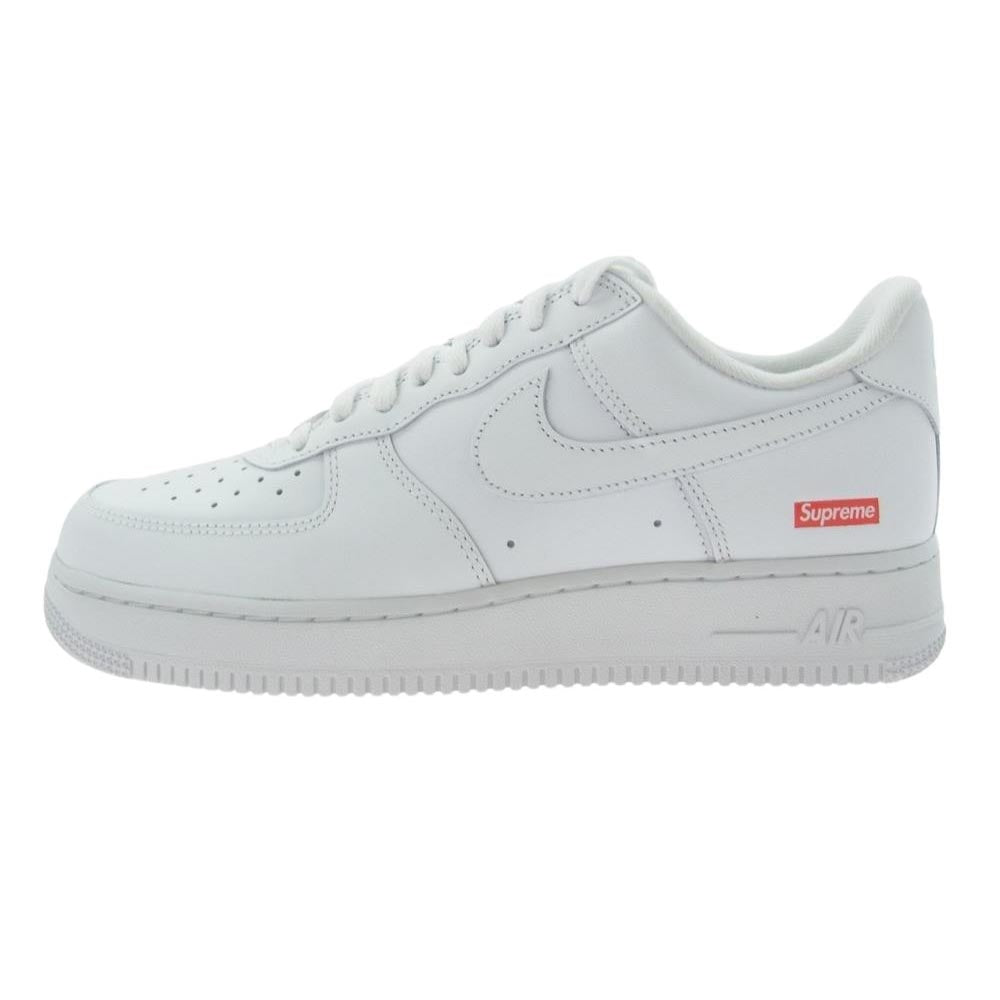 Supreme シュプリーム 22AW CU9225-100 × NIKE Air Force 1 Low White スニーカー ホワイト系 26.5cm【美品】【中古】