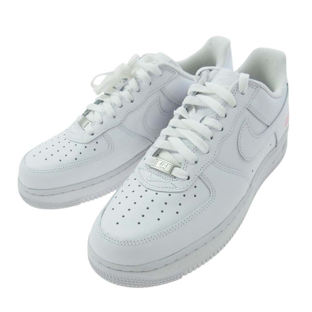 Supreme シュプリーム 22AW CU9225-100 × NIKE Air Force 1 Low White スニーカー ホワイト系 26.5cm【美品】【中古】