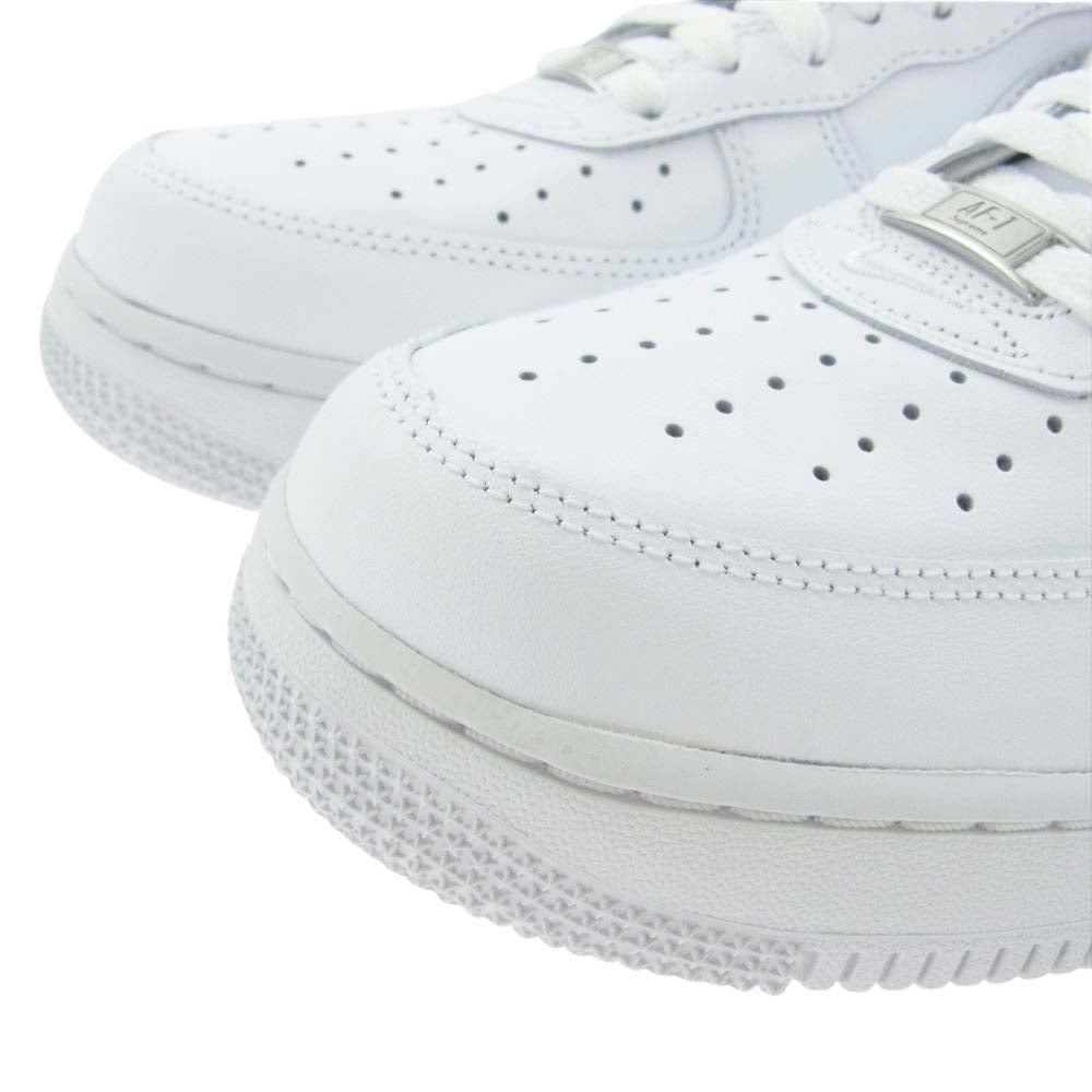 Supreme シュプリーム 22AW CU9225-100 × NIKE Air Force 1 Low White スニーカー ホワイト系 26.5cm【美品】【中古】