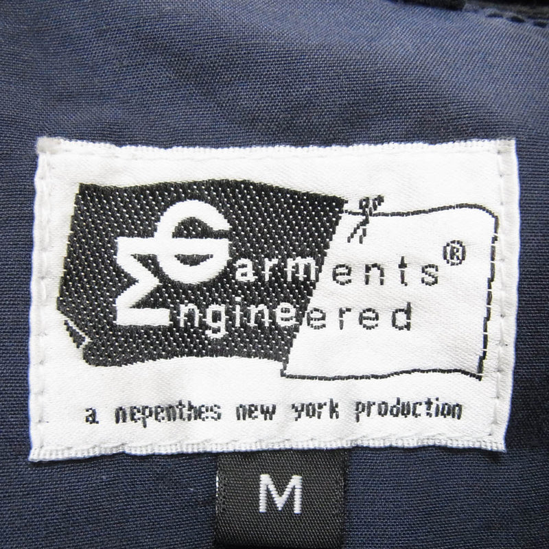 Engineered Garments エンジニアードガーメンツ フーディー ジップ パーカー ジャケット ネイビー系 M【中古】