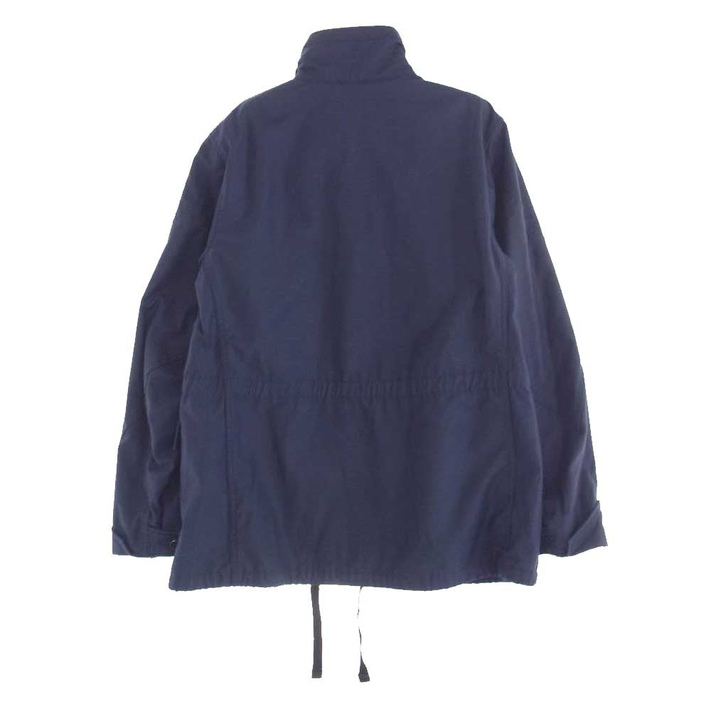 Engineered Garments エンジニアードガーメンツ バックサテン マルチポケット スタンド カラー ミリタリー フィールド ジャケット ネイビー系 M【中古】