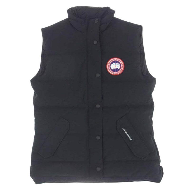 CANADA GOOSE カナダグース 2832L 国内正規品 サザビーリーグタグ FREESTYLE VEST フリースタイル ダウン ベスト ブラック系 S【中古】