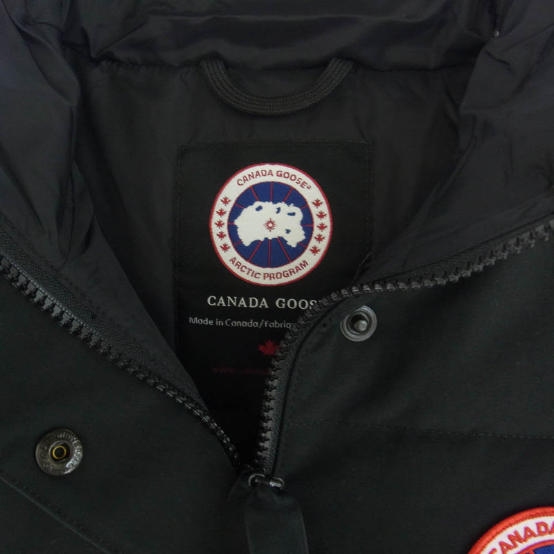 CANADA GOOSE カナダグース 2832L 国内正規品 サザビーリーグタグ FREESTYLE VEST フリースタイル ダウン ベスト ブラック系 S【中古】