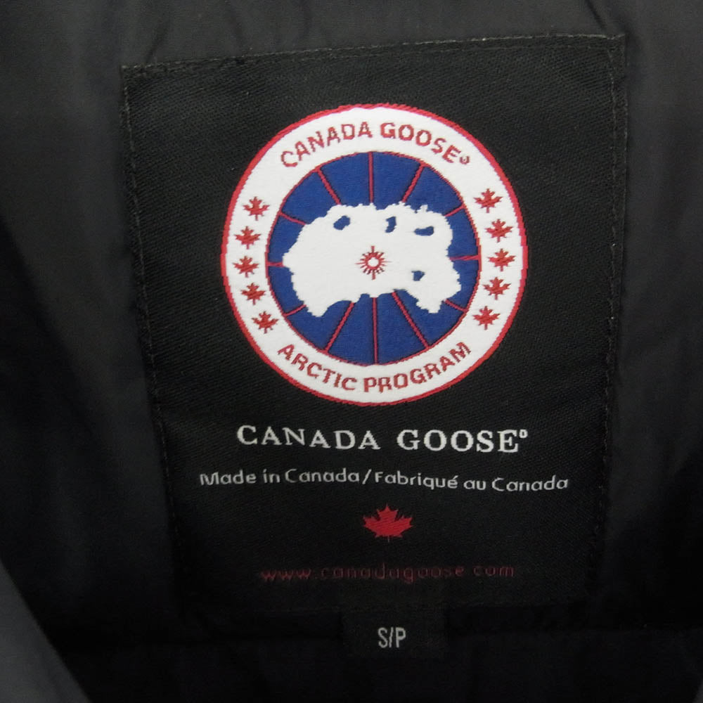 CANADA GOOSE カナダグース 2832L 国内正規品 サザビーリーグタグ FREESTYLE VEST フリースタイル ダウン ベスト ブラック系 S【中古】