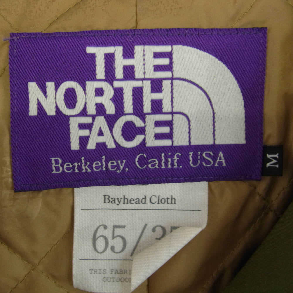 THE NORTH FACE ノースフェイス NY2651N PURPLE LABEL パープルレーベル 65/35 ステンカラー コート カーキ系 M【中古】