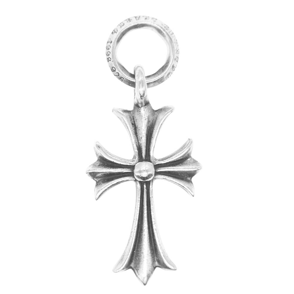 CHROME HEARTS クロムハーツ（原本無） TINY CH CROSS タイニー CHクロス チャーム ペンダントトップ シルバー系【中古】