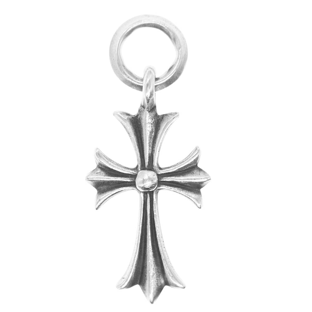 CHROME HEARTS クロムハーツ（原本無） TINY CH CROSS タイニー CHクロス チャーム ペンダントトップ シルバー系【中古】