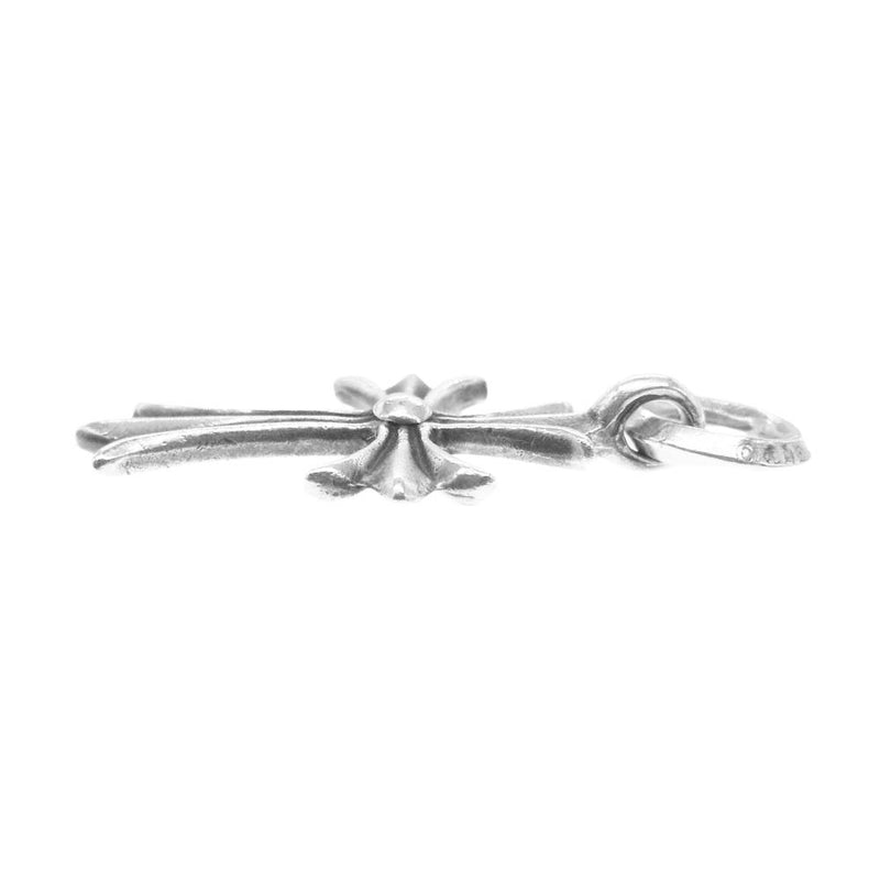 CHROME HEARTS クロムハーツ（原本無） TINY CH CROSS タイニー CHクロス チャーム ペンダントトップ シルバー系【中古】