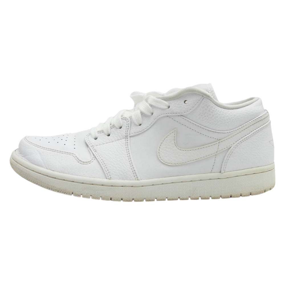 NIKE ナイキ 553558-130 Air Jordan 1 Low Triple White 2020 アジョーダン1 ロー トリプルホワイト スニーカー ホワイト系 28.5【中古】